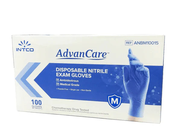 INTCO Advancare Exam Grade Nitrile Gloves - RedSky Medical