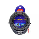 4 code anti theft bicycle cable lock security combination password chain lock - RedSky Medical