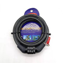 4 code anti theft bicycle cable lock security combination password chain lock - RedSky Medical