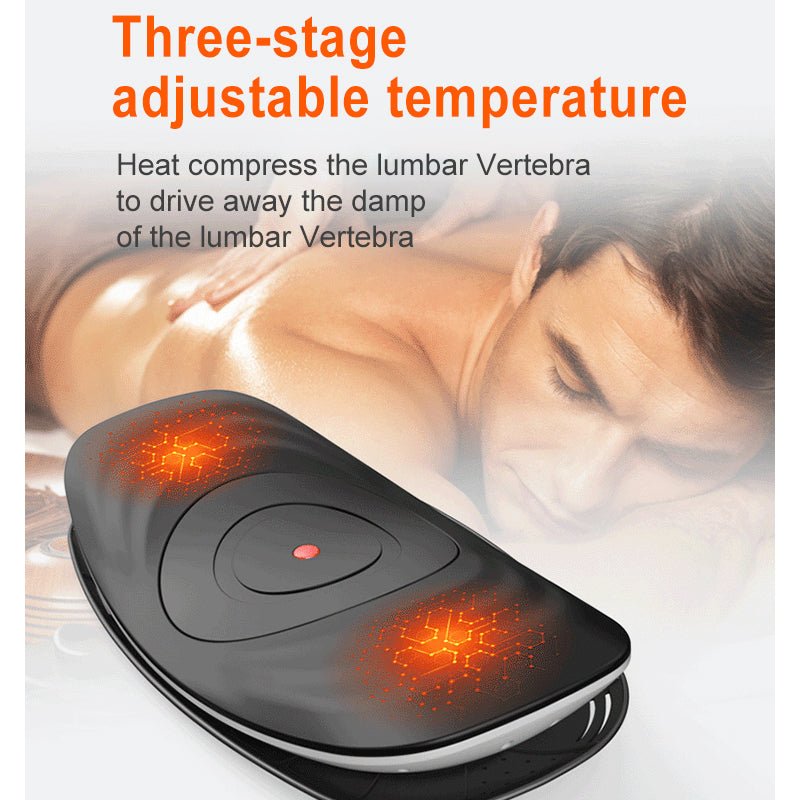 Jimugor Electric Lumbar Traction Device Massager with Heat Function