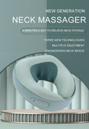 Redsky Medical Smart Neck Pillow with Heat, Massage Kneading Pillow massager with soft Cushions for Travel, Home, travel with adjustable strap wireless and rechargable - RedSky Medical